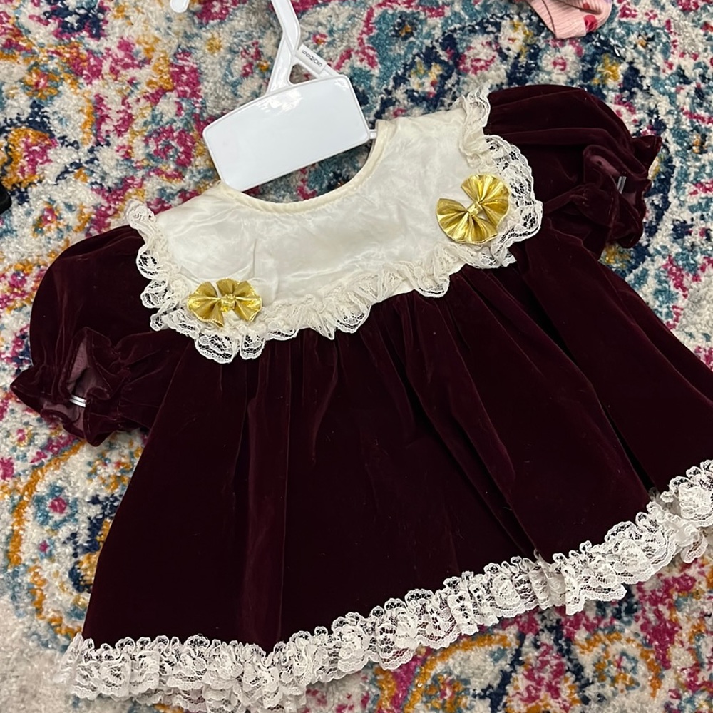 Vintage very elegant baby girl blouse